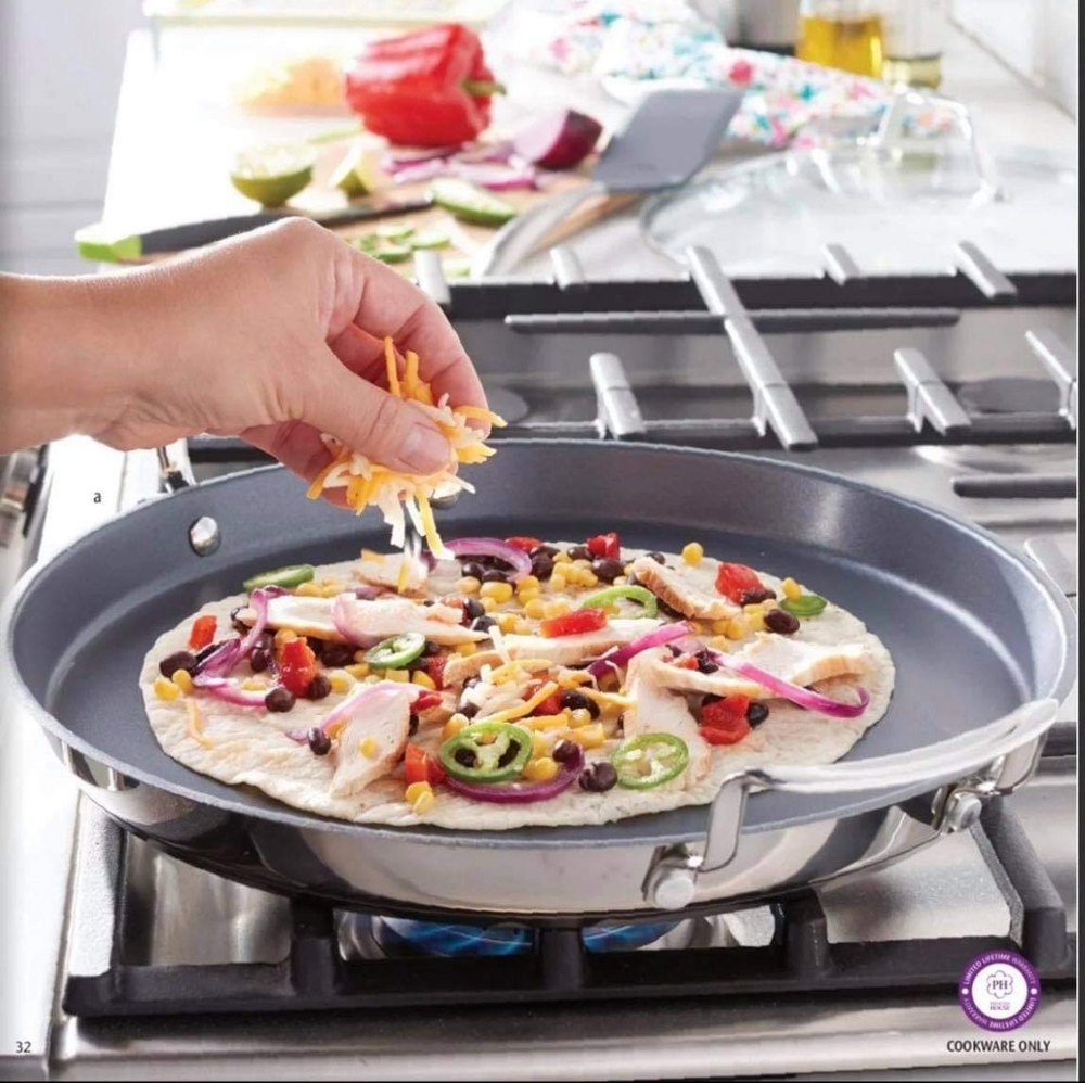 Comal de 13 con tapadera de vidrio